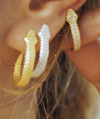 Python Hoop Earrings