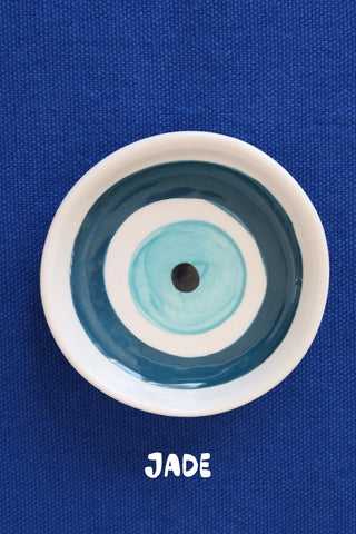 Hand-Painted Ceramic Evil Eye Dish