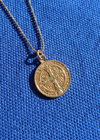 Saint Benedict Medal Necklace (Double-Sided)