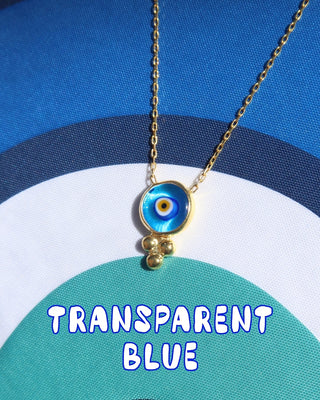 Mati Murano Glass Trefoil Necklace | 18k Gold-Plated Sterling Silver 925