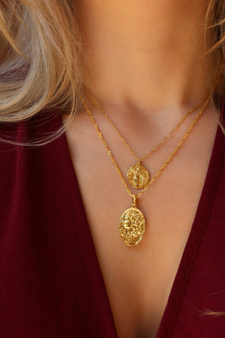 Persephone Pendant Necklace - Gold-Plated
