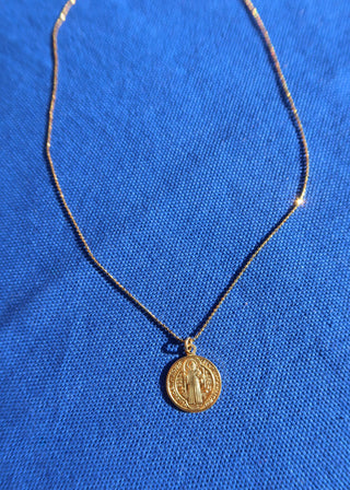 Saint Benedict Medal Necklace (Double-Sided)