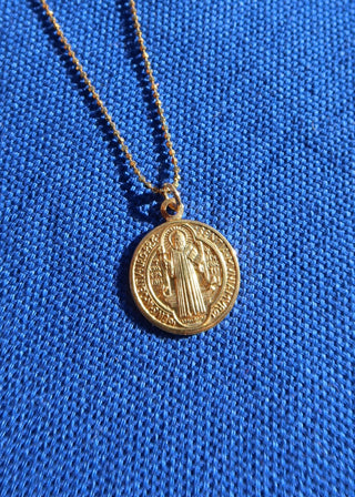 Saint Benedict Medal Necklace (Double-Sided)