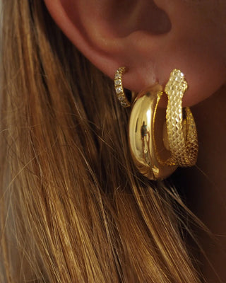 Python Hoop Earrings