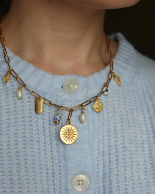 Alexander the Great / Vergina Sun Charm Necklace